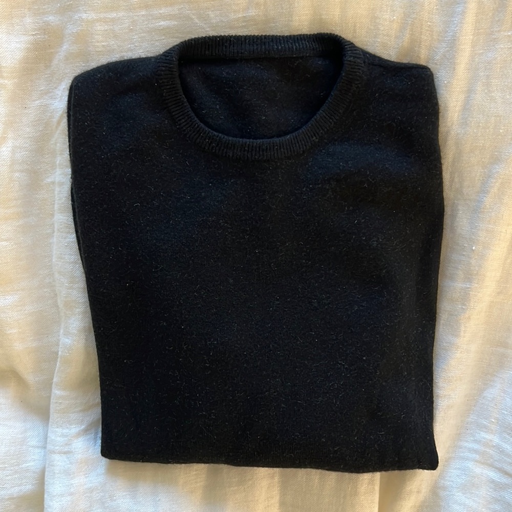 Polo cashmere black sweater
